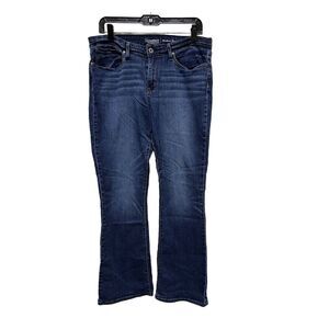Signature Levi Strauss Levis Jeans Women's Size 16 Blue Mid Rise Bootcut DAS-C